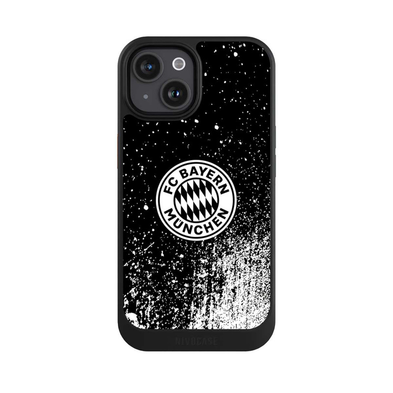 iPhone 15 NIVOcore Splatter Schwarz - FCB
