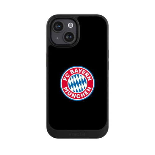 Apple iPhone 15 NIVOcore FCB Logo auf Schwarz