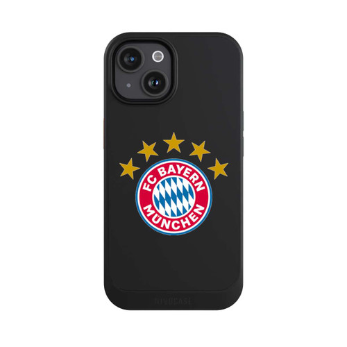 Apple iPhone 15 NIVOcore Logo FCB avec Étoiles - sans Fond