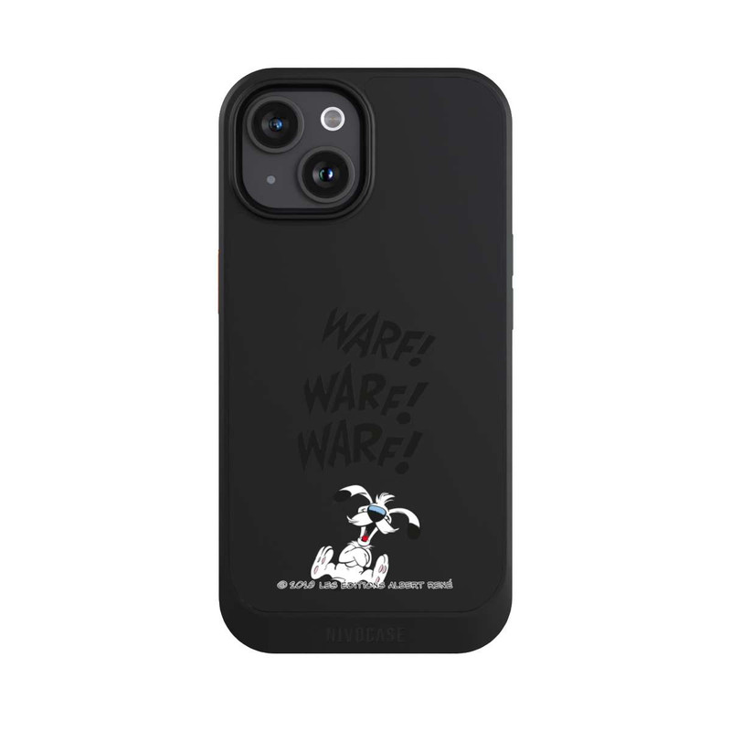 iPhone 15 NIVOcore Warf Warf Idéfix Transparent
