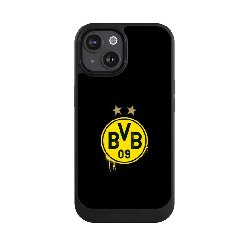 iPhone 15 NIVOcore Spraylogo 2 Sterne - BVB
