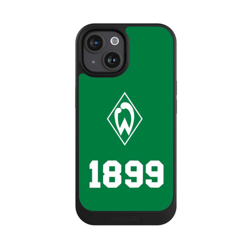 Apple iPhone 15 NIVOcore 1899 Grün-Weiß Lebenslang Grün - Werder Bremen
