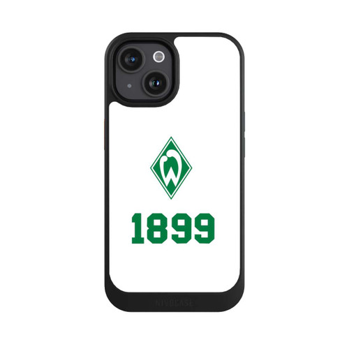 Apple iPhone 15 NIVOcore 1899 Grün-Weiß Lebenslang Weiss - Werder Bremen