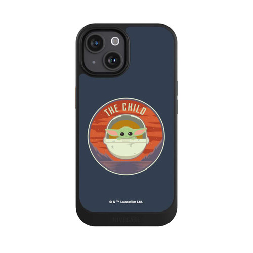 Apple iPhone 15 NIVOcore The Child Abzeichen Blau