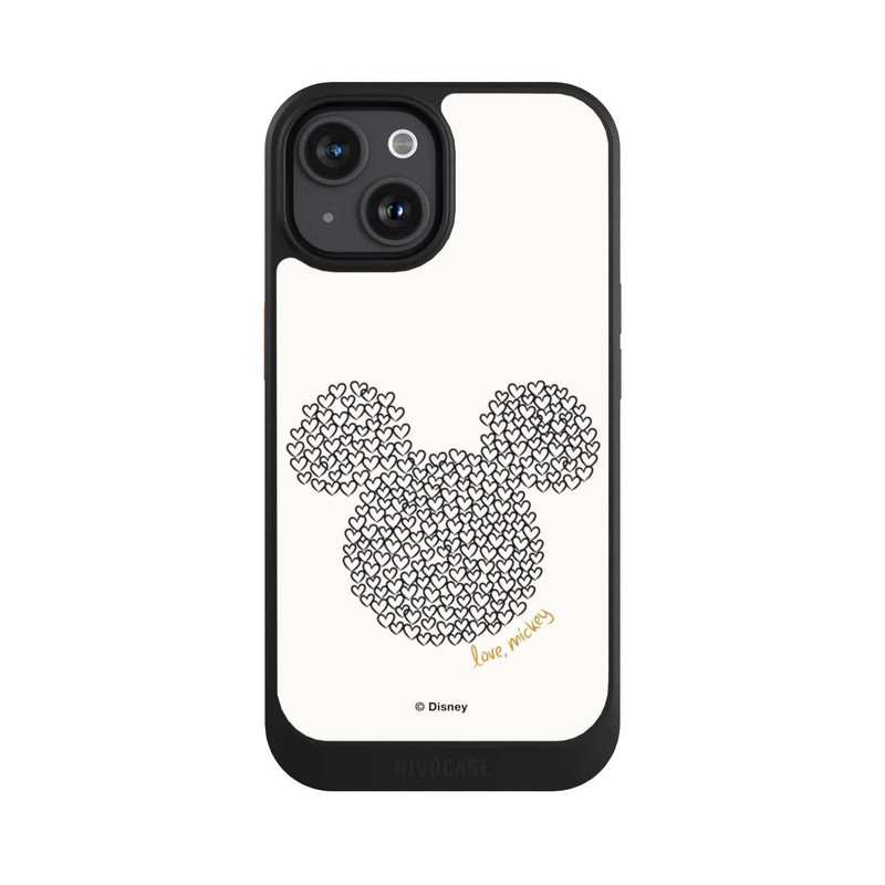 iPhone 15 NIVOcore Mickey Black and White