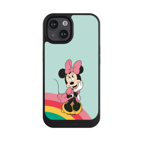 Apple iPhone 15 NIVOcore Minnie Regenbogen Portrait