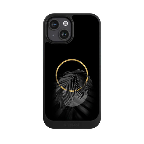 Apple iPhone 15 NIVOcore Black Tropical Leaf