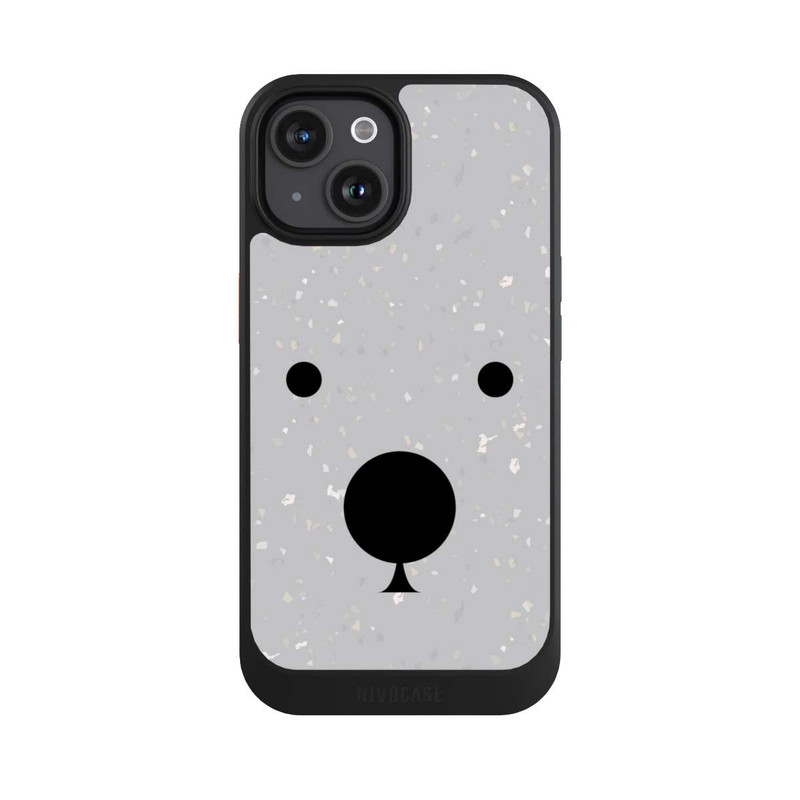 iPhone 15 NIVOcore Bär Nahaufnahme