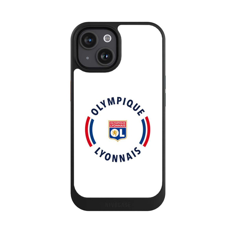 iPhone 15 NIVOcore OL Logo Blanc