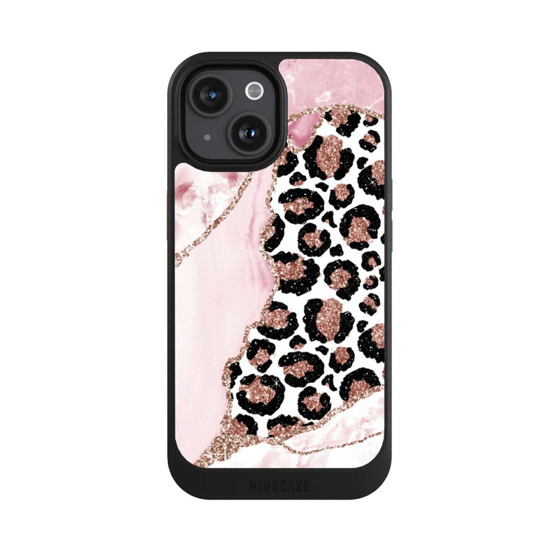 iPhone 15 NIVOcore Patterns and Textures Smooth Pink