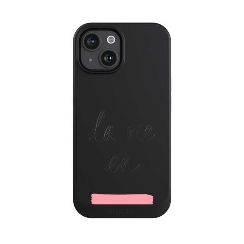 Apple iPhone 15 NIVOcore La vie en Pink Transparent