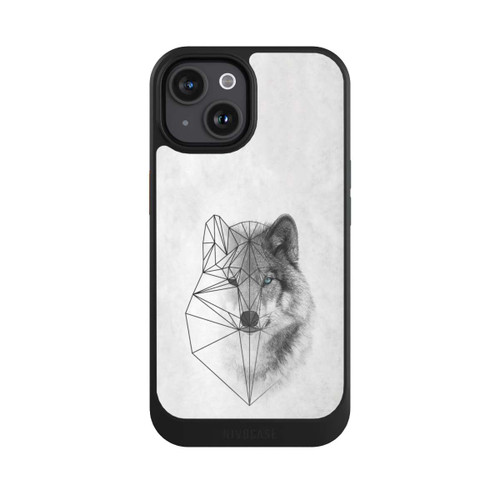 Apple iPhone 15 NIVOcore Polygonaler Wolf