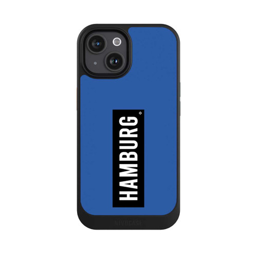 Apple iPhone 15 NIVOcore HSV Hamburg Schwarz Blau