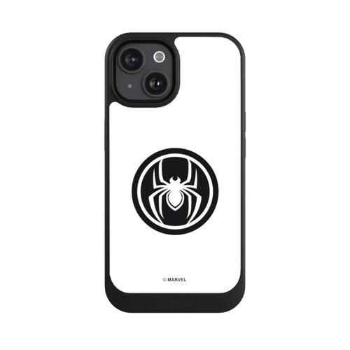 Apple iPhone 15 NIVOcore Spider-Man Logo White