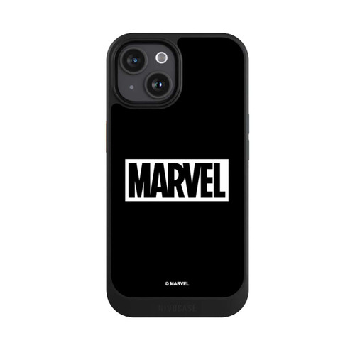 Apple iPhone 15 NIVOcore Marvel Logo Black