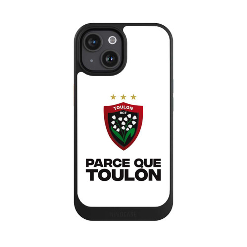 Apple iPhone 15 NIVOcore RC Toulonnais Blanc