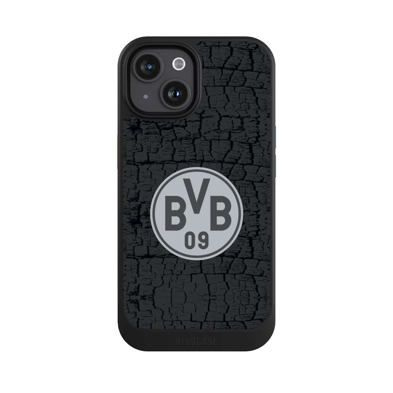 iPhone 15 NIVOcore BVB Trikot Kohle und Stahl