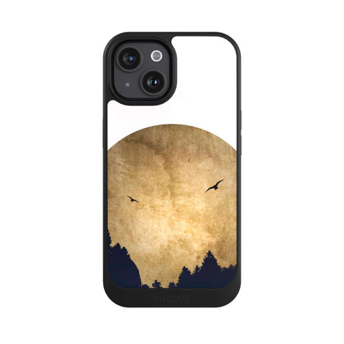 Apple iPhone 15 NIVOcore Zwei Vögel vor Mond
