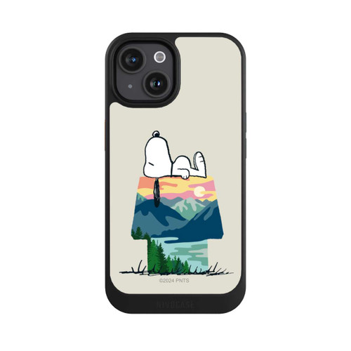 Apple iPhone 15 NIVOcore Snoopy Camping Hütte
