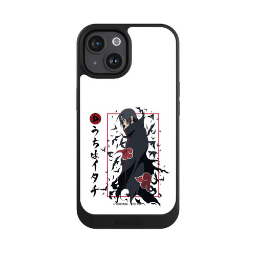 Apple iPhone 15 NIVOcore Les corbeaux Itachi blanche
