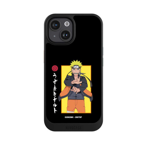 Apple iPhone 15 NIVOcore Naruto Position de Combat noir