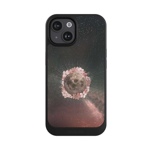 Apple iPhone 15 NIVOcore Blumen und Mondlicht