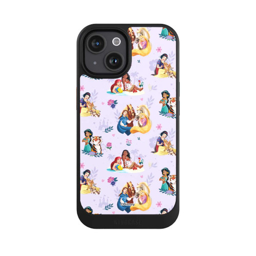 Apple iPhone 15 NIVOcore Princess Floral Pattern Purple