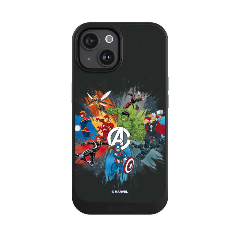 iPhone 15 NIVOcore Marvel's Avengers Black