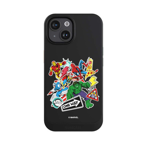 Apple iPhone 15 NIVOcore Capitan American Shield Transp