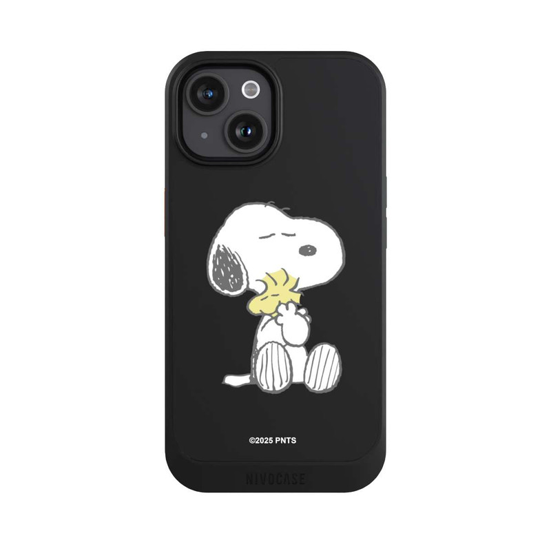 iPhone 15 NIVOcore Snoopy And Woodstock Cuddling transparent