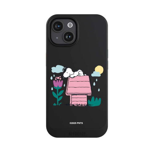 Apple iPhone 15 NIVOcore Snoopy Chenil Printemps transparent