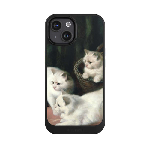 Apple iPhone 15 NIVOcore Three White Angora Kittens