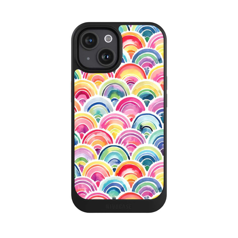 iPhone 15 NIVOcore Happy Summer Rainbow Scales