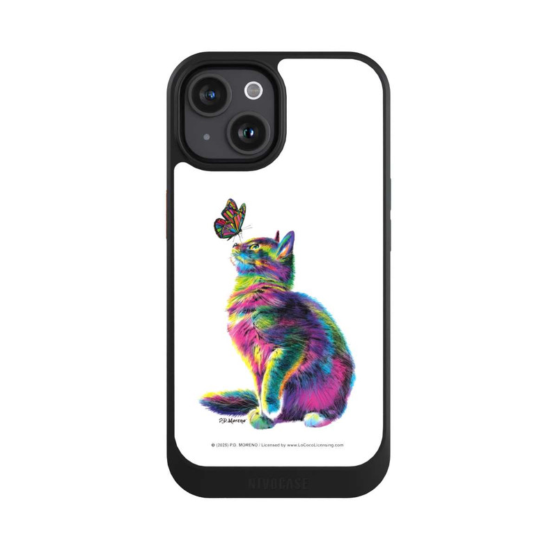 iPhone 15 NIVOcore Katze verspielt