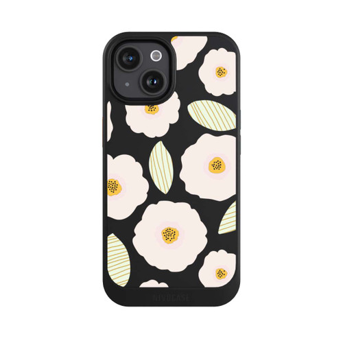 Apple iPhone 15 NIVOcore Simple Pastell Flowers Light Transparent