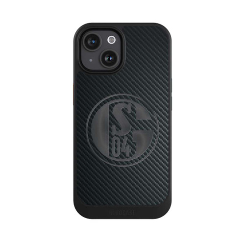 Apple iPhone 15 NIVOcore Schalke 04 Carbon Look