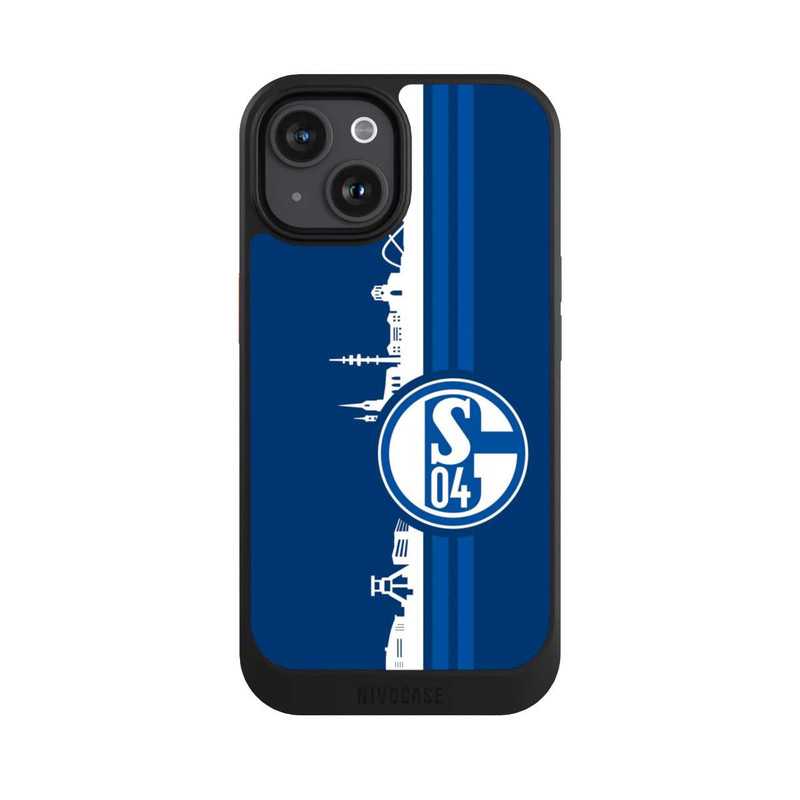 iPhone 15 NIVOcore Schalke 04 Skyline Blau