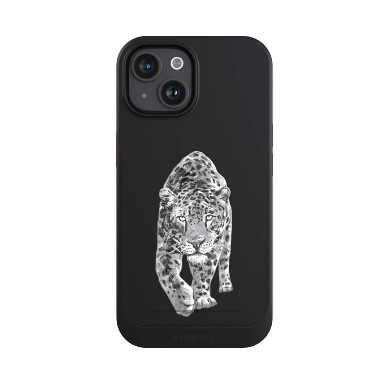 iPhone 15 NIVOcore Leopard transparent