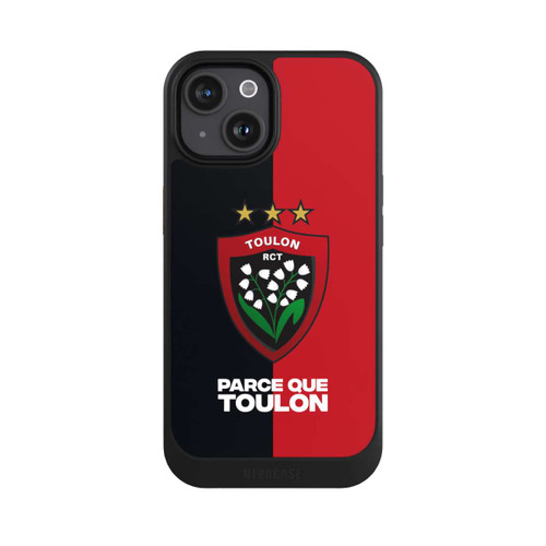 Apple iPhone 15 NIVOcore RCT Logo Rouge Noir