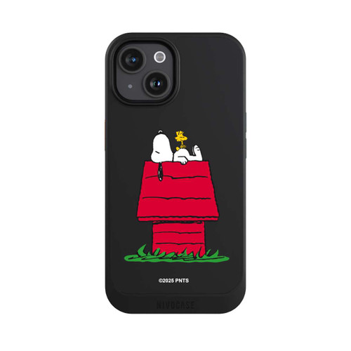 Apple iPhone 15 NIVOcore Snoopy and Woodstock Classic transparent