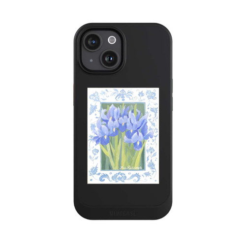 Apple iPhone 15 NIVOcore Blue Iris, by Jennifer Abbott