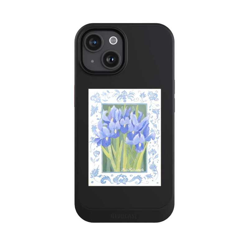 iPhone 15 NIVOcore Blue Iris, by Jennifer Abbott