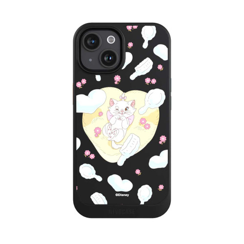 Apple iPhone 15 NIVOcore Aristocats Marie Herzen Gelb Transparent
