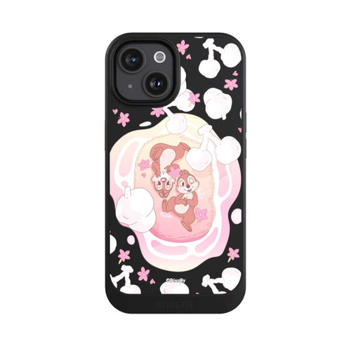 Apple iPhone 15 NIVOcore Chip and Dale Pink Transparent