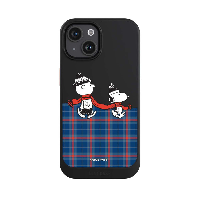 iPhone 15 NIVOcore Peanuts Weihnachtspulli Transparent