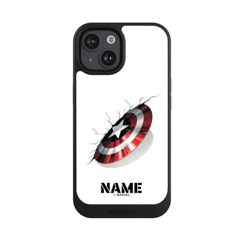 Apple iPhone 15 NIVOcore Captain America Shield Personalisierbar