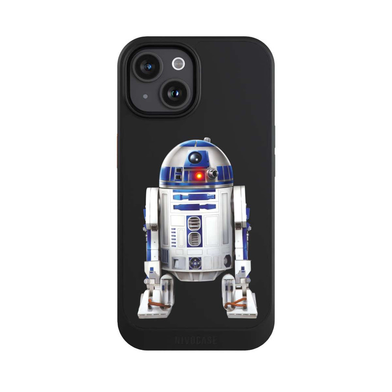 iPhone 15 NIVOcore Star Wars R2D2 Transparent
