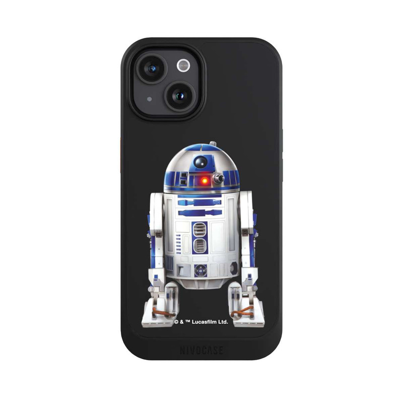 iPhone 15 NIVOcore Star Wars R2D2 Transparent