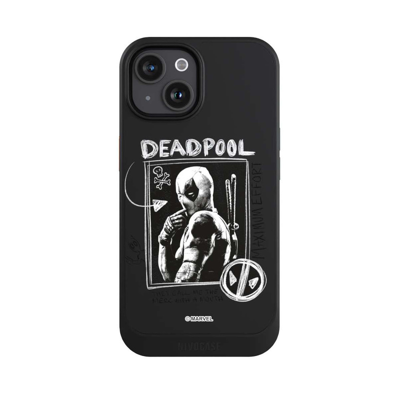 iPhone 15 NIVOcore Deadpool Transparent