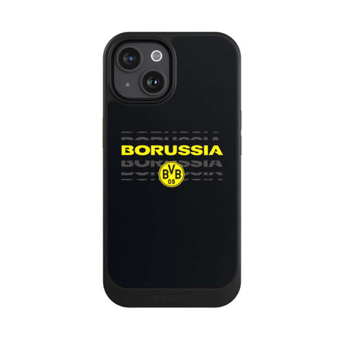 Apple iPhone 15 NIVOcore Borrussia Gelb Schwarz